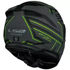 LS2 CAPACETE STREAM II FF808 MAZE GREY/BLACK 60/L - comprar online