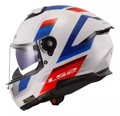 LS2 CAPACETE STREAM II FF808 VINTAGE WHT/BLU/RED 58/M