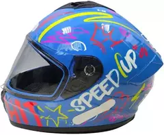 RACE TECH CAPACETE HIT FASTER BLUE/YELLOW 62/XL na internet