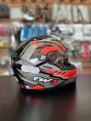 CAPACETE FECHADO GTX FOX (C/ VIS. INTERNA) - GRAFITE/VERMELHO (60) (GRAFITE EXCLUSIVO)