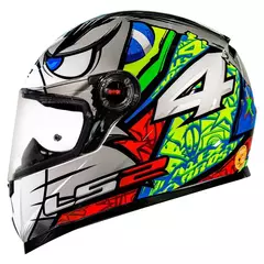 LS2 CAPACETE FF358 ALEX BARROS REPLICA SILVER 58/M na internet