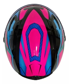 CAPACETE ABERTO X OPEN UP FOX COM VISEIRA INTERNA- ROSA - comprar online