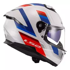 LS2 CAPACETE STREAM II FF808 VINTAGE WHT/BLU/RED 56/S - Wan Foguete