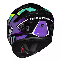 RACE TECH CAPACETE HIT DRAW BLK/PURPLE 56/S na internet