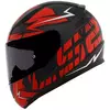 LS2 CAPACETE RAPID FF353 CROMO MATTE BLK/RED 62/XL