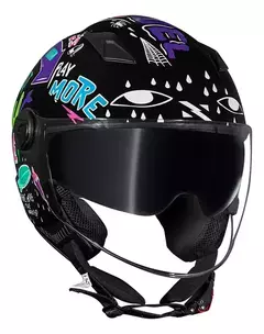 NORISK CAPACETE ORION SV FREE BLK/PURPLE 56/S - Wan Foguete