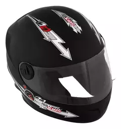 CAPACETE FECHADO NEW LIBERTY FOUR (INFANTIL) - PRETO FOSCO (54) na internet