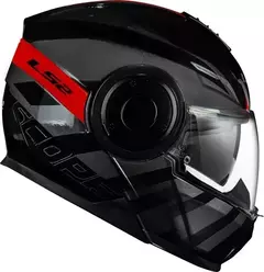LS2 CAPACETE SCOPE FF902 HAMR BLK/RED 58/M - comprar online