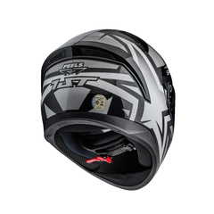 CAPACETE SPIKE II 1ST PRETO COM PRATA - comprar online