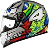 LS2 CAPACETE FF358 ALEX BARROS REPLICA SILVER 58/M