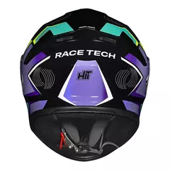 RACE TECH CAPACETE HIT DRAW BLK/PURPLE 56/S - comprar online