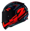 LS2 CAPACETE RAPID FF353 TAGLINE BLK/ORANGE 56/S