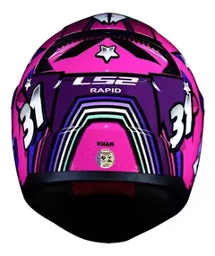 LS2 CAPACETE RAPID FF353 KHAN FUC/WHT 56/S - comprar online