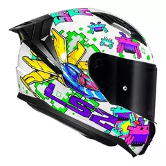 Imagem do LS2 CAPACETE FF810 VIGO SPACE ATTACK WHITE/PURPLE 56/S