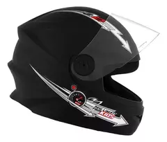 CAPACETE FECHADO NEW LIBERTY FOUR (INFANTIL) - PRETO FOSCO (54) - comprar online