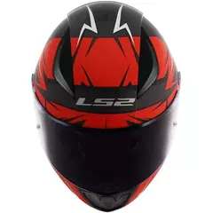 LS2 CAPACETE RAPID FF353 CROMO MATTE BLK/RED 62/XL - loja online