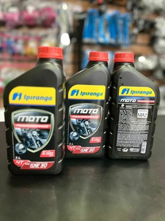 LUBRIFICANTE PARA MOTOR 4T IPIRANGA MOTO PERFORMANCE 10W30 SL - 1LT