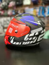 LS2 CAPACETE RAPID FF353 CROMO MATTE BLK/RED/BLUE