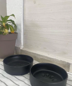 Imagen de Comedero de cerámica Black