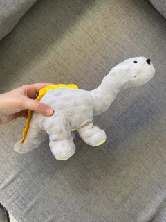 Peluche Dino Gris NUEVO! - comprar online