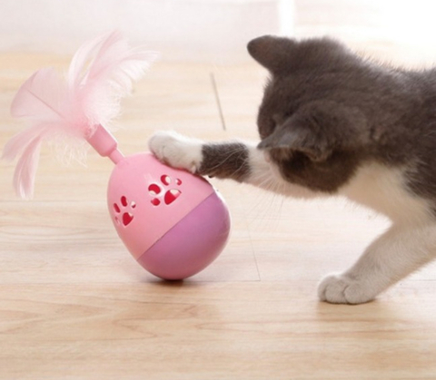 Juguete interactivo Plumas Gatito