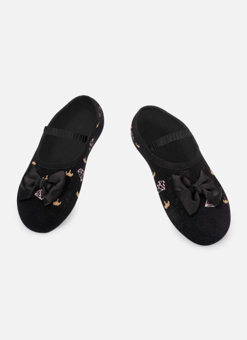 Meia Sapatilha com Antiderrapante Com Aplique Menina Puket - comprar online