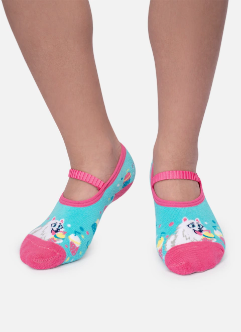 Meia Sapatilha com Antiderrapante Menina Puket - comprar online