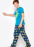 Pijama Manga Curta Menino Teen Algodão Dinossauro Skate Puket na internet