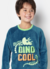 Pijama Manga Longa Menino Teen Soft Dinossauro Fósseis Puket