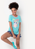 Pijama Short Doll Adulto Uni SKate Puket na internet