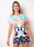 Pijama Short Doll Adulto Panda Donut Visco Puket na internet