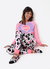 Pijama Manga Longa Viscolycra Feminino Vaca Patches Puket - casualbrands