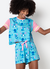 Pijama Manga Curta Viscolycra Feminino Stitch Puket