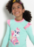 Camiseta Manga Longa com Proteção Solar Menina Unicórnio PopStar - casualbrands
