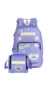 kit Mochila de Costas Meninas + Lancheira Stitich Luxcel - comprar online