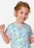 Camisola Manga Curta Viscolycra Menina Kids Unicórnio Cherry Puket - comprar online