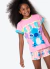 Pijama Manga Curta Viscolycra Menina Teen Stitch Puket - comprar online