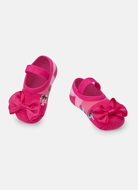 Meia Menina Sapatilha Aplique Puket
