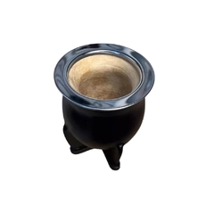 MATE CAMIONERO CALABAZA Y CUERO
