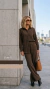 Calca feminina em cotele pantalona - comprar online