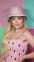 CHAPÉU KL MAG BUCKET - ROSA