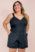 Cropped Linho Amarração Preto - comprar online