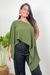 Blusa Crepe Ampla Verde - loja online