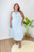 Vestido Midi Piquet Azul - comprar online