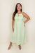 Vestido Midi Piquet Verde - comprar online