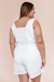 Cropped Linho com Elastano Botões Off - loja online