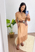 Vestido Midi Lana Nude - loja online