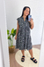 Imagem do Vestido Curto Camadas Liberty Preto