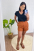 Blusa Decote V Preta - comprar online