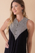 Vestido Longo Pala Listrada